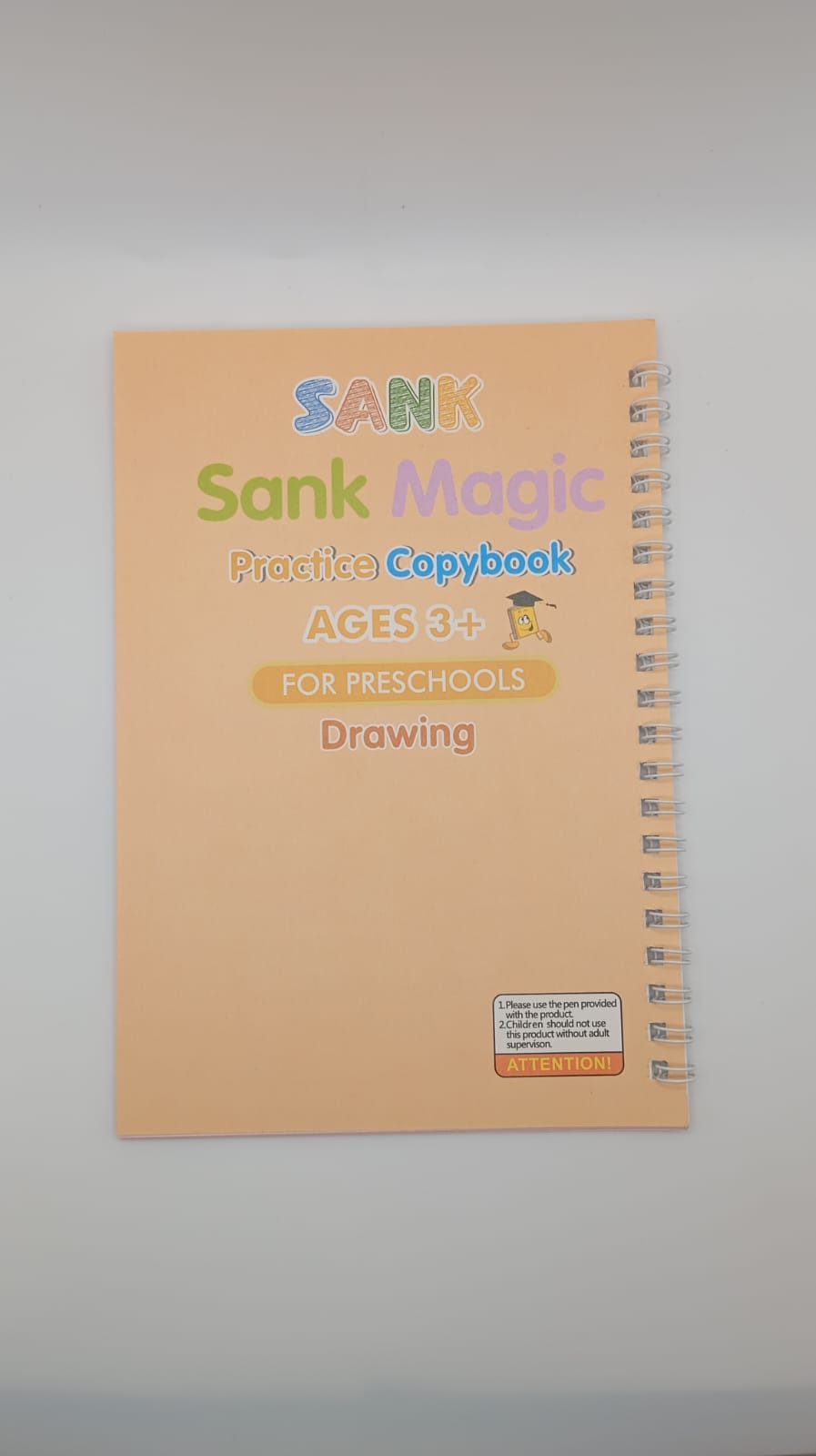 Sank Magic Book For Kids (Pack of 4Books, 10Refills, 1Pen, 1Grip)